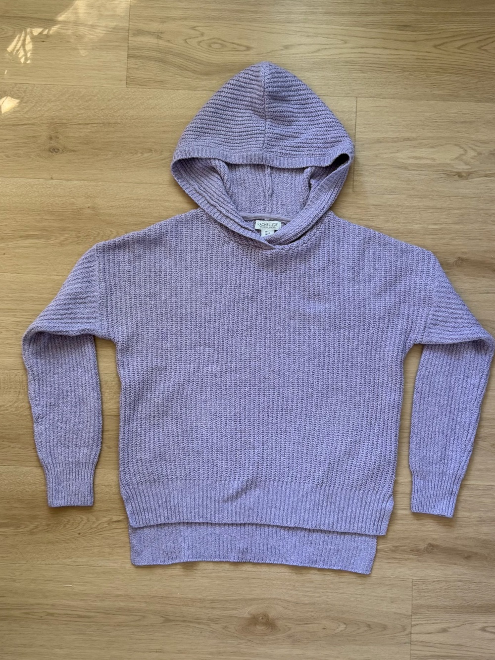 Rachel Zoe Lavender Knit Cowl Sweater